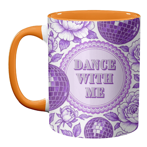 Dance with me - unique mug by Lilly Rose
