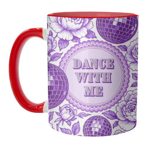 Dance with me - unique mug by Lilly Rose