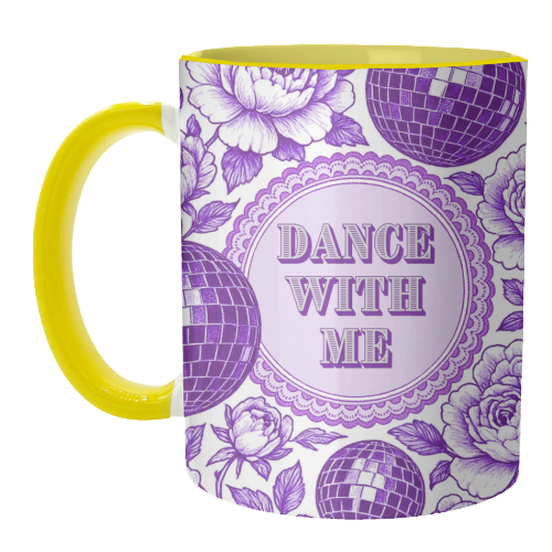 Dance with me - unique mug by Lilly Rose