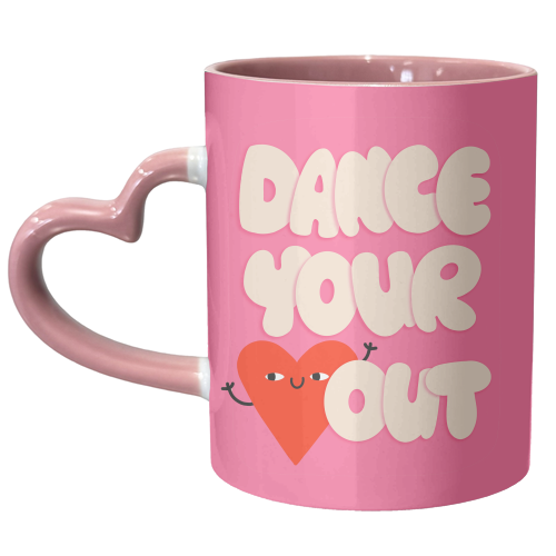 DANCE YOUR HEART OUT - unique mug by Nichola Cowdery
