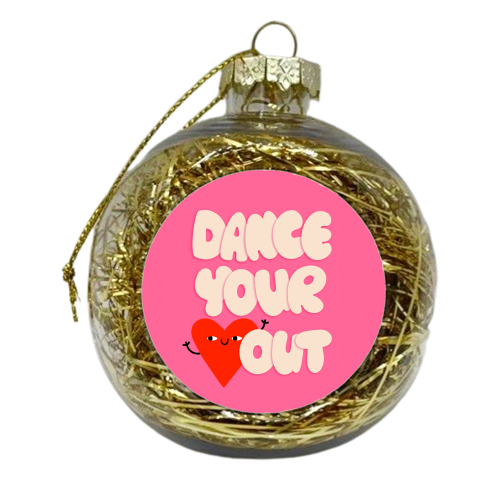 DANCE YOUR HEART OUT - xmas bauble by Nichola Cowdery