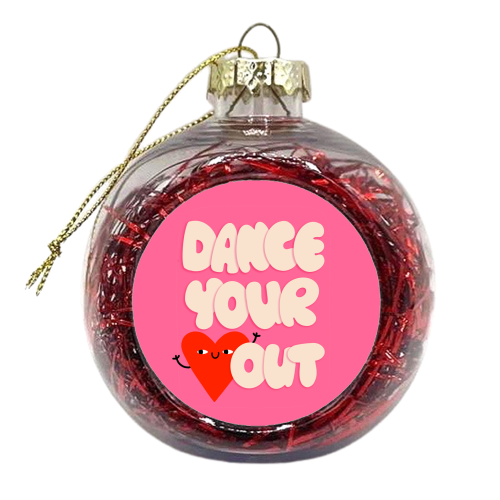 DANCE YOUR HEART OUT - xmas bauble by Nichola Cowdery