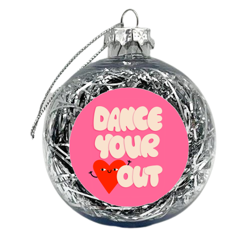 DANCE YOUR HEART OUT - xmas bauble by Nichola Cowdery