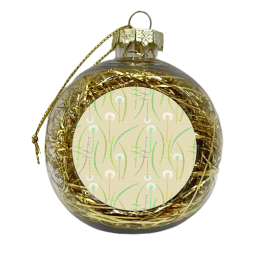 Dandelion - xmas bauble by DejaReve