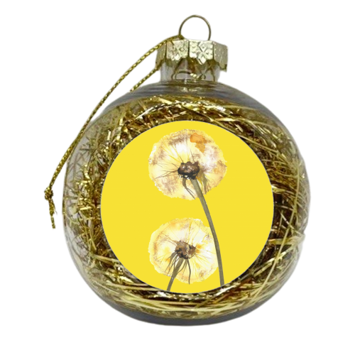 Dandelions - xmas bauble by Amelia Jane