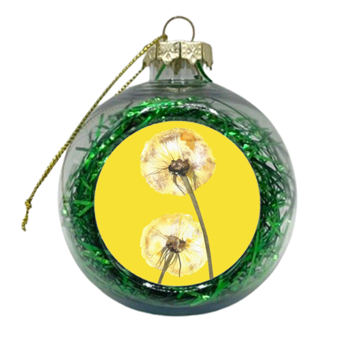 Dandelions - xmas bauble by Amelia Jane