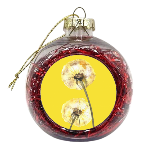 Dandelions - xmas bauble by Amelia Jane