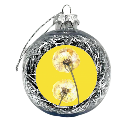 Dandelions - xmas bauble by Amelia Jane