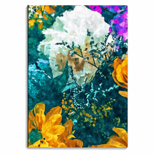 Dark & Floral - personalised A4, A5, A6 notebook by Uma Prabhakar Gokhale
