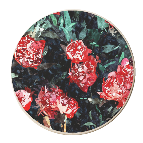 Dark Forest - personalised beer coaster by Uma Prabhakar Gokhale