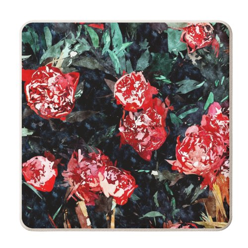 Dark Forest - personalised beer coaster by Uma Prabhakar Gokhale