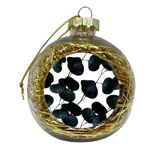 Dark Leaves - xmas bauble by Uma Prabhakar Gokhale