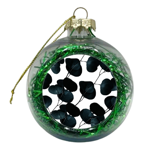 Dark Leaves - xmas bauble by Uma Prabhakar Gokhale