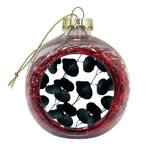 Dark Leaves - xmas bauble by Uma Prabhakar Gokhale