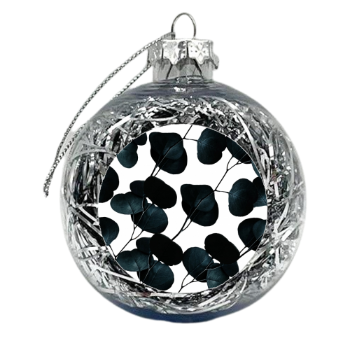 Dark Leaves - xmas bauble by Uma Prabhakar Gokhale