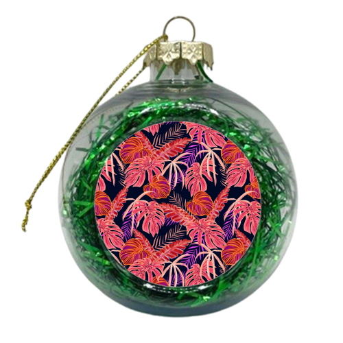 Dark Tropical - xmas bauble by Uma Prabhakar Gokhale