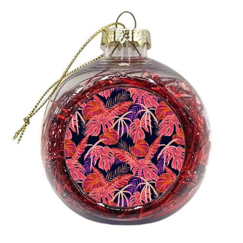 Dark Tropical - xmas bauble by Uma Prabhakar Gokhale