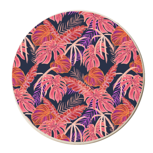 Dark Tropical - personalised beer coaster by Uma Prabhakar Gokhale