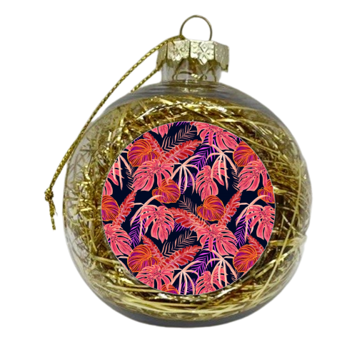 Dark Tropical - xmas bauble by Uma Prabhakar Gokhale