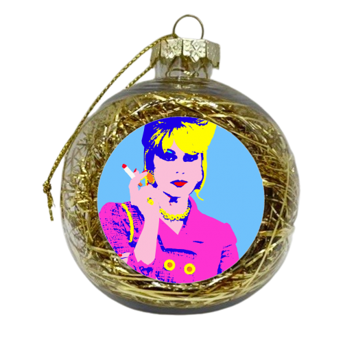 Darling - xmas bauble by Wallace Elizabeth