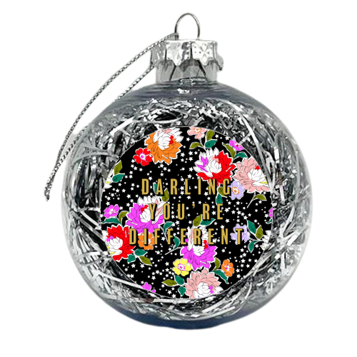 DARLING YOU'RE DIFFERENT - xmas bauble by PEARL & CLOVER