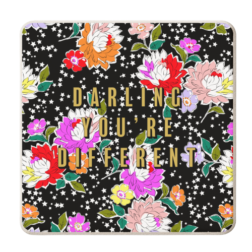 DARLING YOU'RE DIFFERENT - personalised beer coaster by PEARL & CLOVER