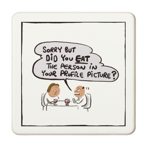 Dating - personalised beer coaster by David Black