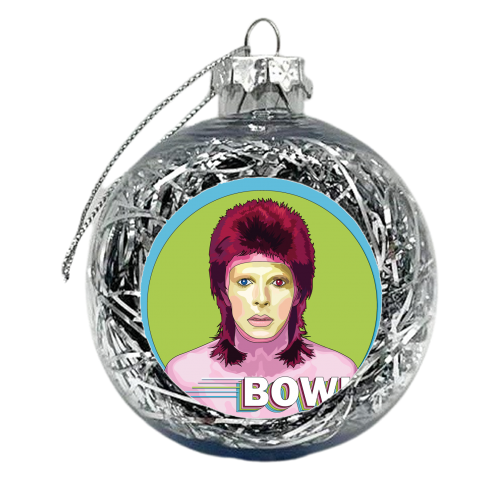 Bowie Collection - xmas bauble by Catherine Critchley.
