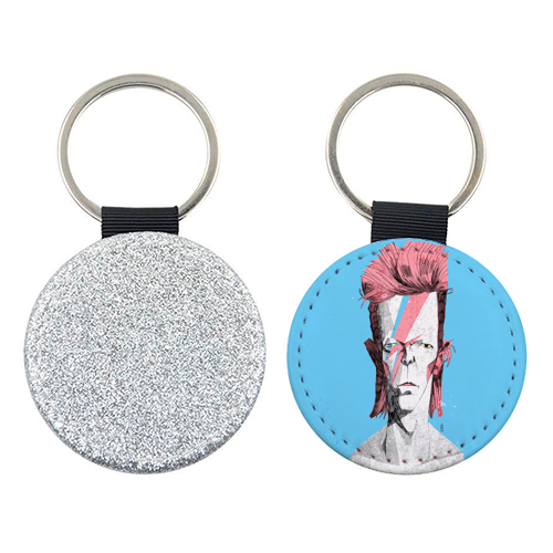 David Bowie - Ziggy 02 - keyring by Alexander Jackson
