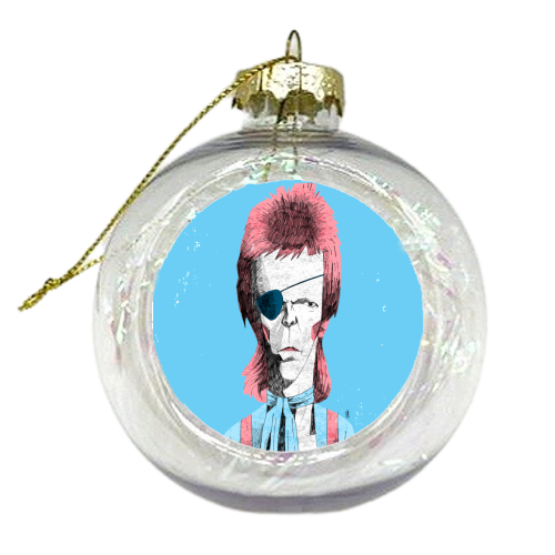 David bowie christmas bauble Clearance