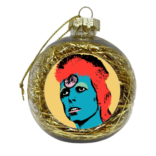 David - xmas bauble by Wallace Elizabeth