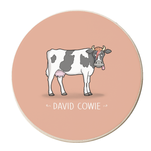 David Cowie - personalised beer coaster by Carl Batterbee
