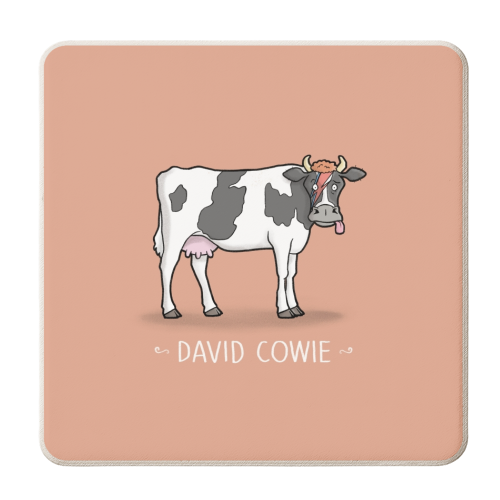 David Cowie - personalised beer coaster by Carl Batterbee