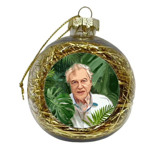 David in the Jungle - xmas bauble by DOLLY WOLFE