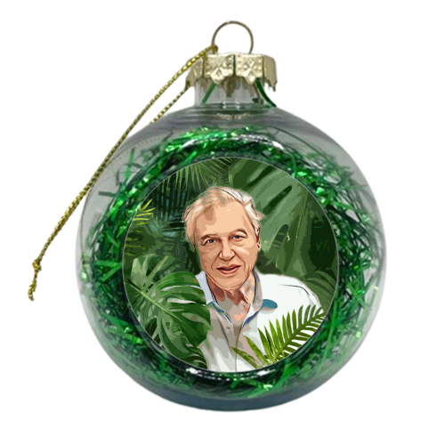 David in the Jungle - xmas bauble by DOLLY WOLFE