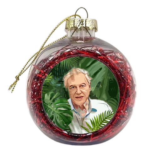 David in the Jungle - xmas bauble by DOLLY WOLFE
