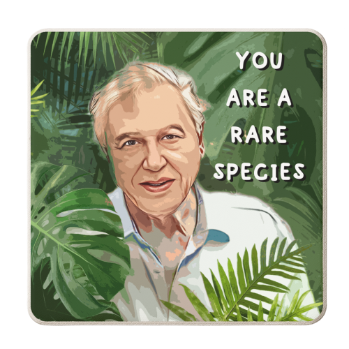 David in the Jungle - personalised beer coaster by DOLLY WOLFE