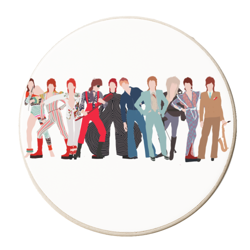 David Outfits - personalised beer coaster by Pink and Pip