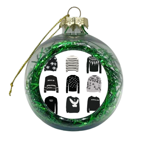 David Rose - xmas bauble by Pink and Pip