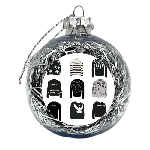 David Rose - xmas bauble by Pink and Pip