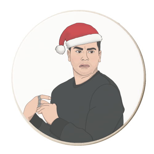 David Rose - Schitt's Creek Christmas - personalised beer coaster by Bonne Nouvelle