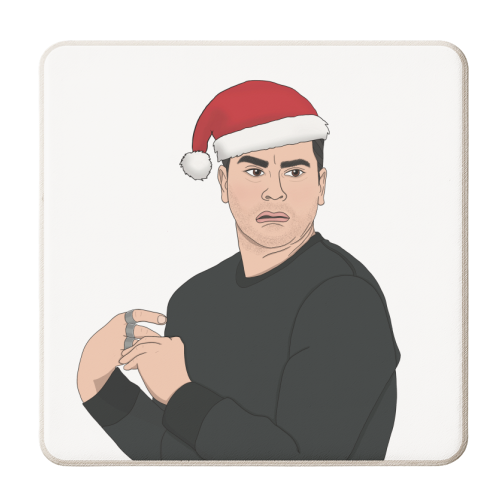 David Rose - Schitt's Creek Christmas - personalised beer coaster by Bonne Nouvelle