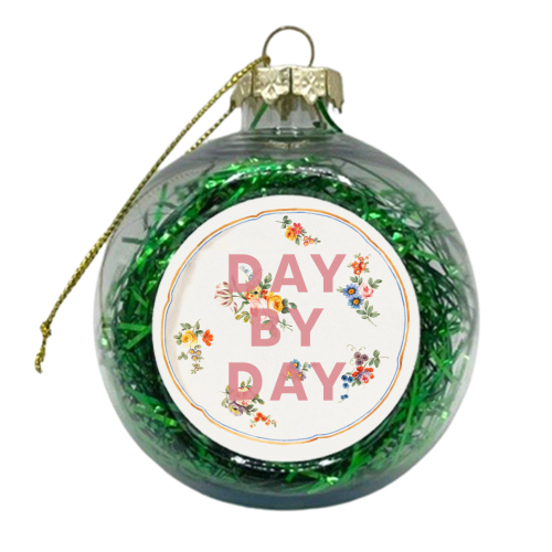 Day By Day - xmas bauble by The 13 Prints