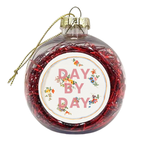 Day By Day - xmas bauble by The 13 Prints