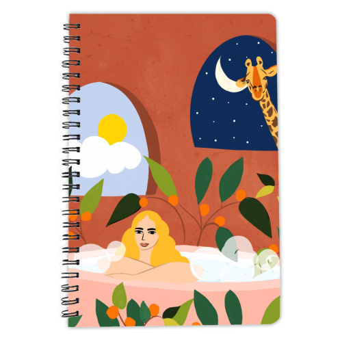 Day Night Safari - personalised A4, A5, A6 notebook by Uma Prabhakar Gokhale