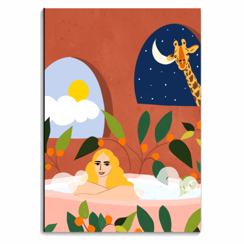 Day Night Safari - personalised A4, A5, A6 notebook by Uma Prabhakar Gokhale