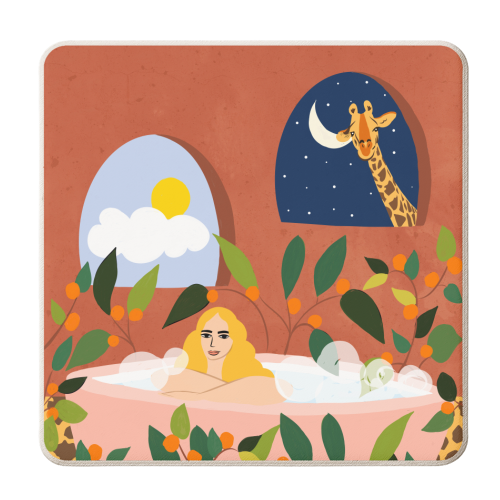 Day Night Safari - personalised beer coaster by Uma Prabhakar Gokhale