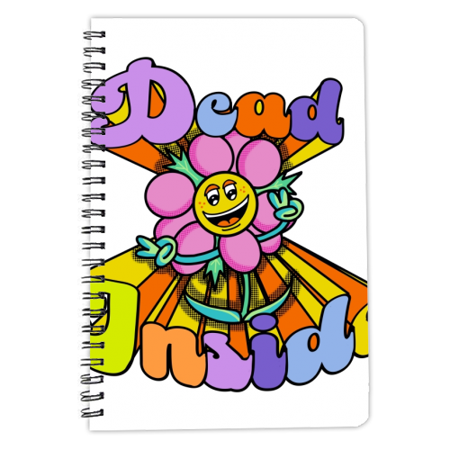 Dead Inside - personalised A4, A5, A6 notebook by Wallace Elizabeth
