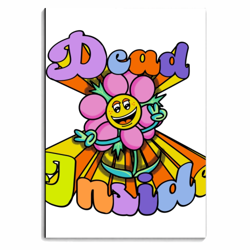 Dead Inside - personalised A4, A5, A6 notebook by Wallace Elizabeth