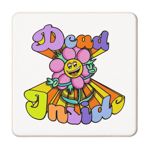 Dead Inside - personalised beer coaster by Wallace Elizabeth